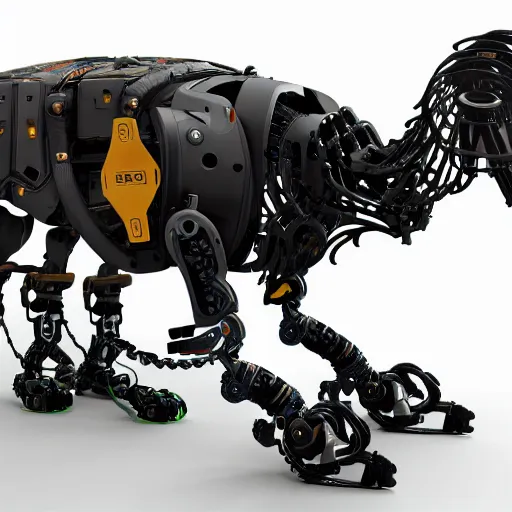 Image similar to boston dynamics bigdog high resolution intricated details