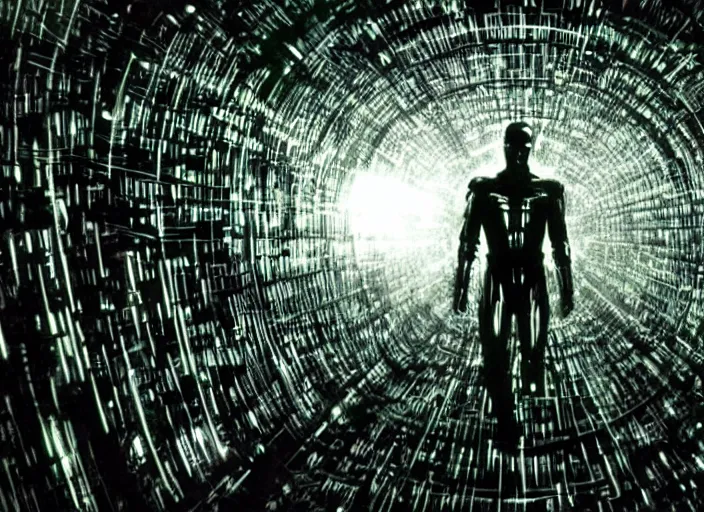 Prompt: human energy farm, Matrix movie still, scary, creepy, Hollywood movie