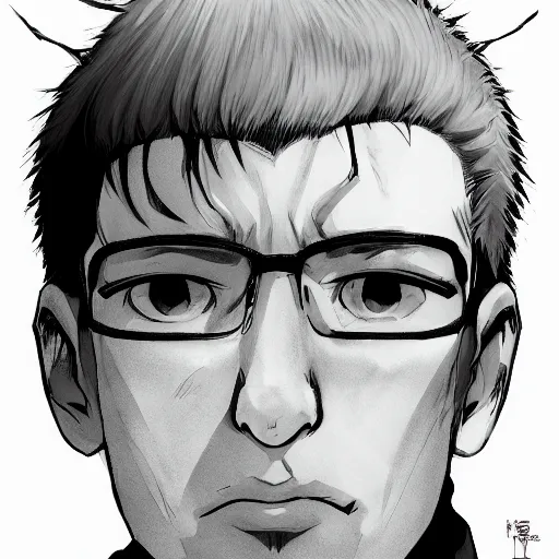 Prompt: portrait of the zodiac killer, anime fantasy illustration by tomoyuki yamasaki, kyoto studio, madhouse, ufotable, comixwave films, trending on artstation