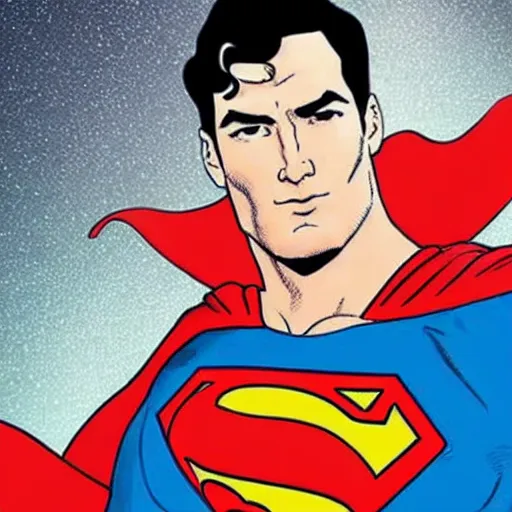 Image similar to superman with the face of benjamin netanyahu