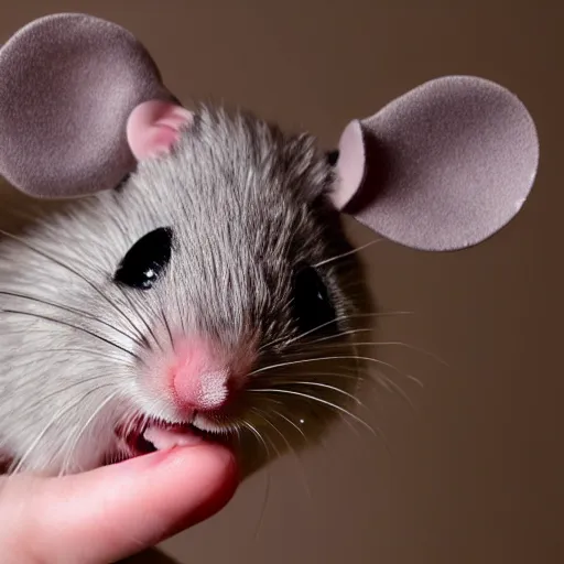 Image similar to a cute mouse wearing a vr headset, photography, 1 7 mm, f / 1 6, award wining photography, close up, soft lighting