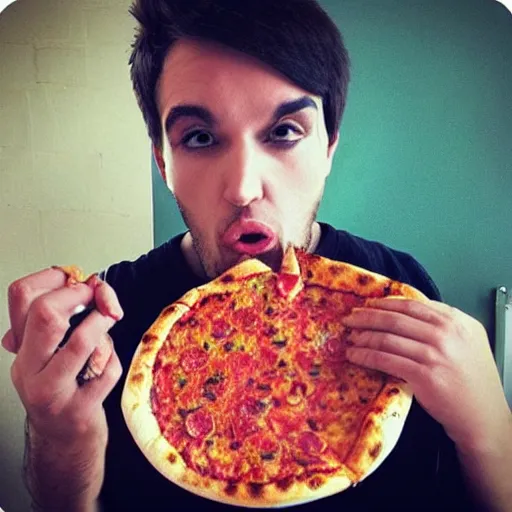 “an emo femmeboi eating pizza and Cheerios for lunch” | Stable ...