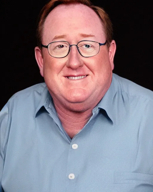 Prompt: headshot of john lasseter as a pixar character