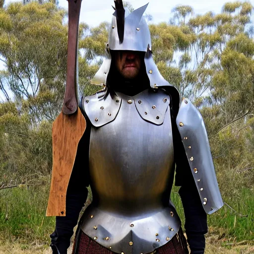 Image similar to australian glenrowan ned kely armor