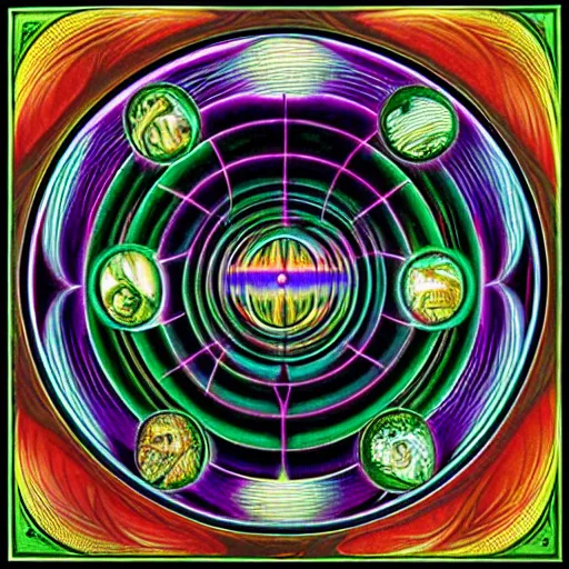 Image similar to Tool Album Art, Alex Grey