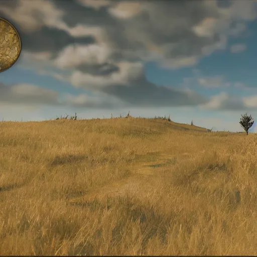 Image similar to steppe landscape with stairs leading to sky in game Pathologic 2