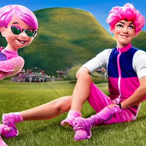 Image similar to lazy town