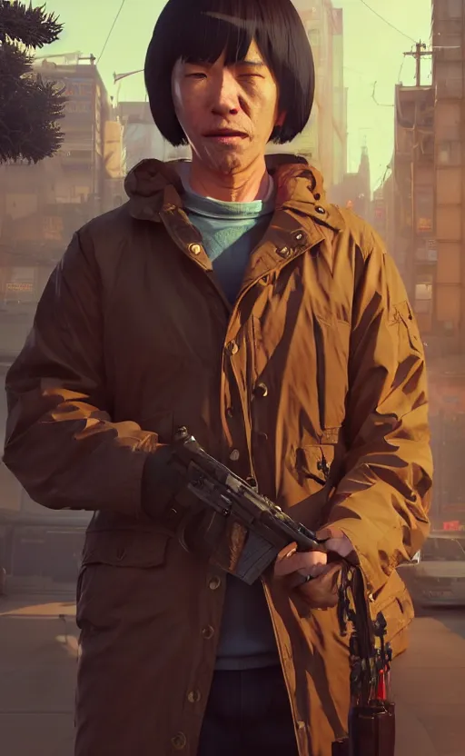 Prompt: highly detailed portrait of nakano nino in gta v, stephen bliss, unreal engine, fantasy art by greg rutkowski, loish, rhads, ferdinand knab, makoto shinkai and lois van baarle, ilya kuvshinov, rossdraws, tom bagshaw, global illumination, radiant light, detailed and intricate environment