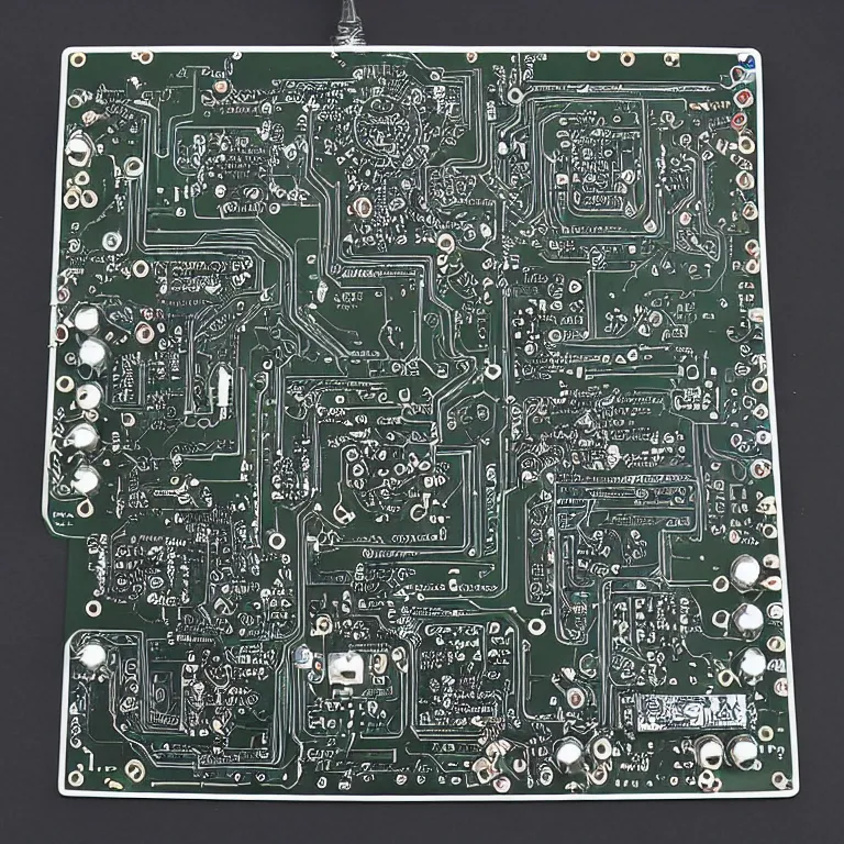 Image similar to mystical arcane sigil ritual computer circuit board