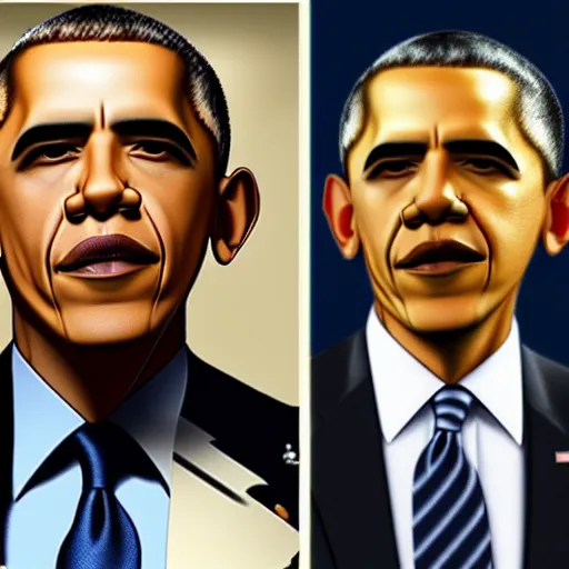 Image similar to thousands of Obama clones ready for war