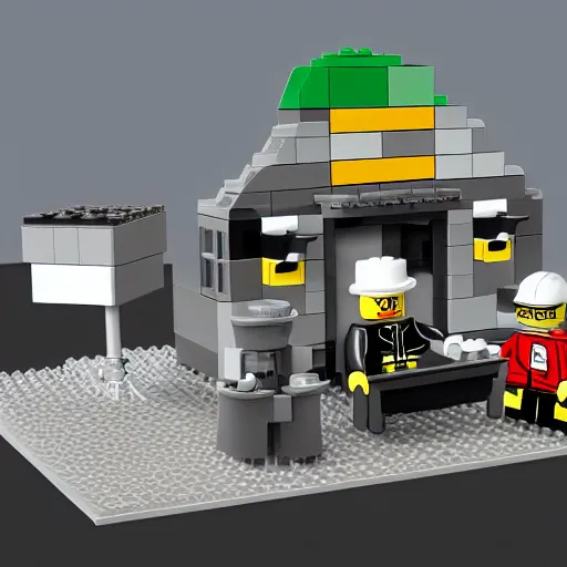 Prompt: Breaking bad lego set, realistic, ultra high detail, 8k.