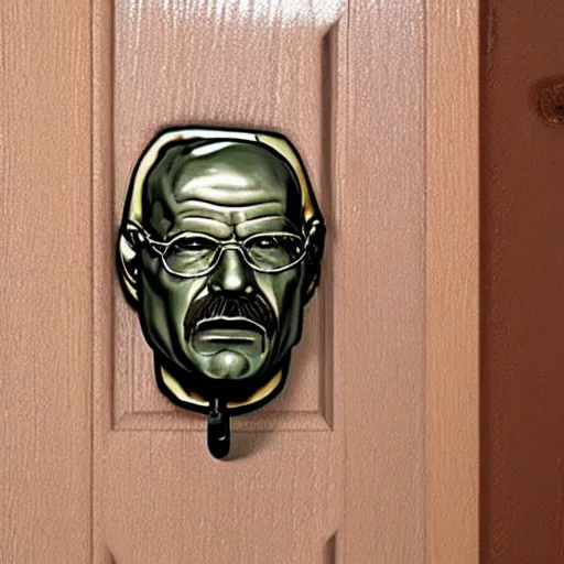 Image similar to Walter White door knocker