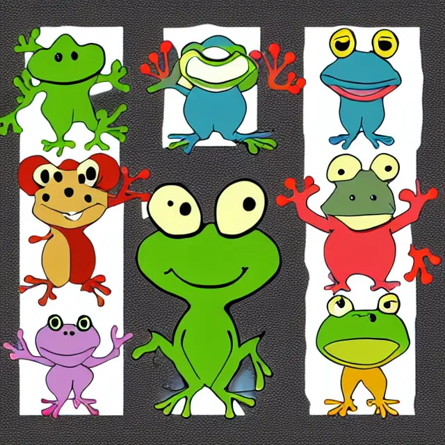 Image similar to animal, frog, character, clip art