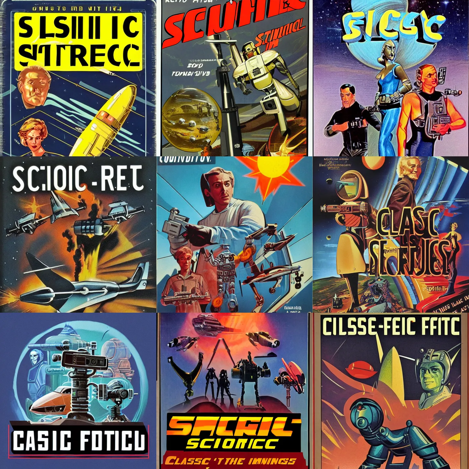 Prompt: classic retro sci-fi
