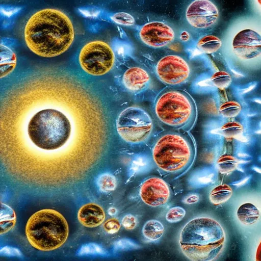 Image similar to the discovery of the multiverse