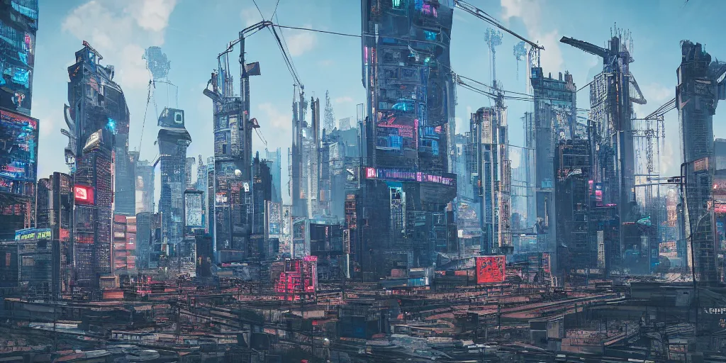 Image similar to cyberpunk moscow,