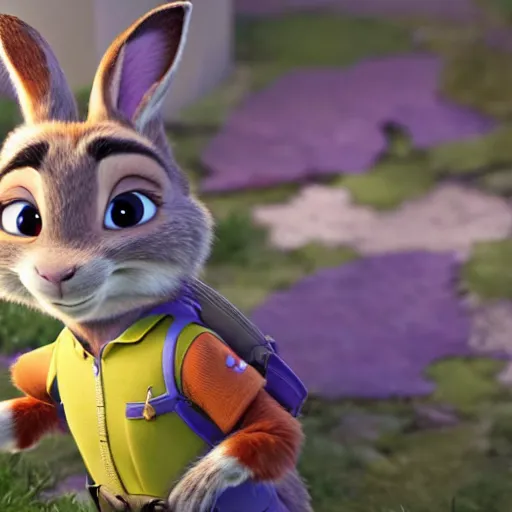 judy hopps from zootopia as a real life realistic Stable Diffusion
