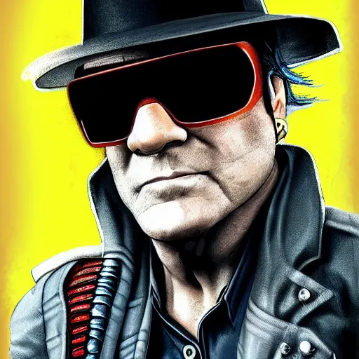 Prompt: udo lindenberg as super hero, digital art, high detailed