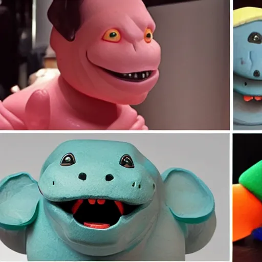 Prompt: a toy with plastic hippos that look like elon. hungry hungry hippos but its elons,'hungry hungry hippo elon ', toy made by tesla spacex