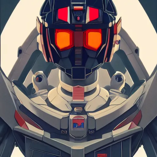 Image similar to symmetry portrait of a handsome 👨🏿🦱 gundam pilot with a high tech helmet, ultra detailed, intricate, anime, dynamic lighting, digital art, digital painting, art station, wlop, sharp focus, illustration, by artgerm, greg rutkowski, alphonse mucha, rossdraws, masterpiece