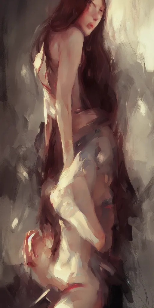 Image similar to oh, when i'm like this, you're the one i trust by wlop