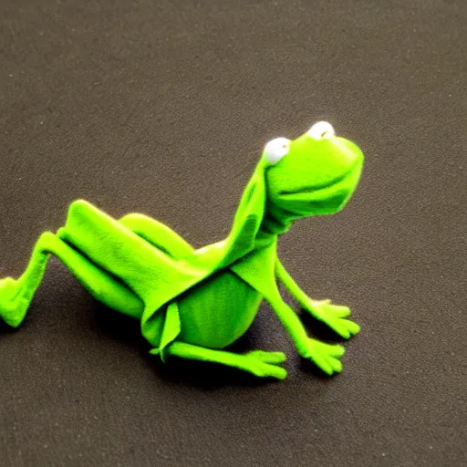 Image similar to lonely kermit watching full moon