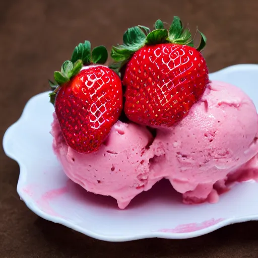 Image similar to Strawberry ice cream