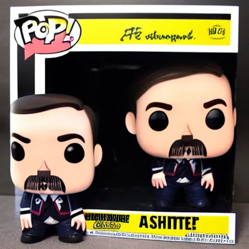 Image similar to adolf hitler funko pop character