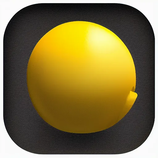 Image similar to lemon app icon, clean, smooth, simple