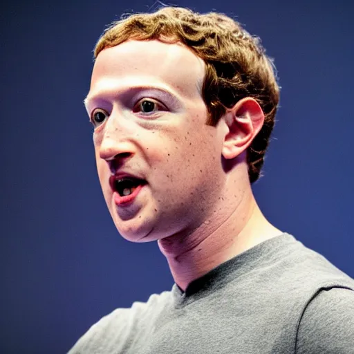 Image similar to mark zuckerberg as a lizard man, 4 k, realistic