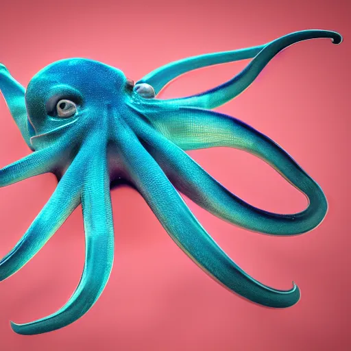 Prompt: an x - ray of an octopus, under water, realistic octane render, high detail