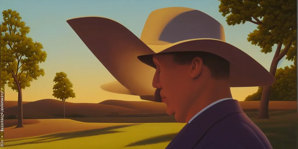 Image similar to hat, summer evening, kenton nelson