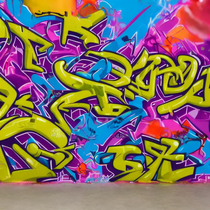 Image similar to graffiti of the word'sorrel ', inside the colorful 3 d graffiti realm, high definition image, extremely detailed and intricate