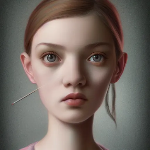 Prompt: a portrait of an intelligent young women, pastel colors highly detailed, ultra realistic digital painting, artstation, concept art, pop, smooth, sharp focus, illustration, art by mark ryden 3 d 8 k ultra detailed