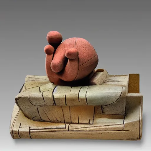 Image similar to mystery sculpture toy on display