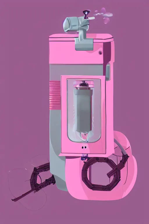 Create x POTTS STYLANCE Pink Multi-Capsule Coffee Machine