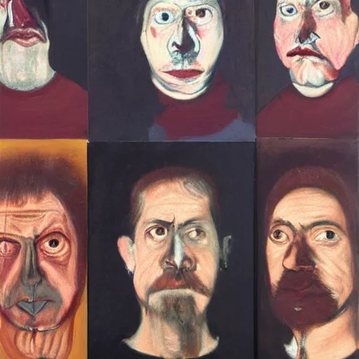 Image similar to portraits by francis bacon