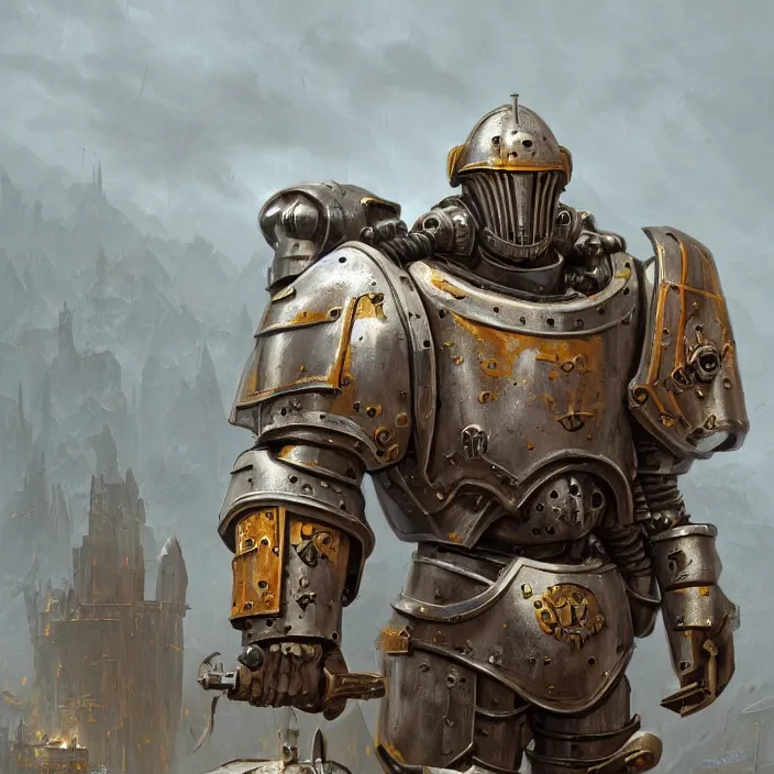 steampunk knight armor