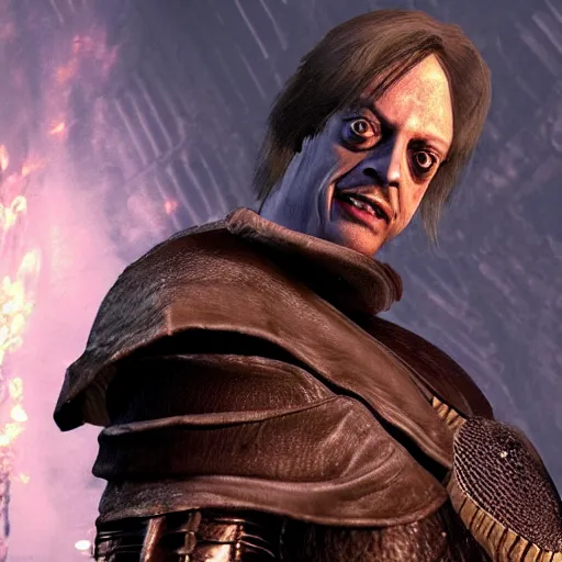 Image similar to Steve Buscemi in Dark Souls