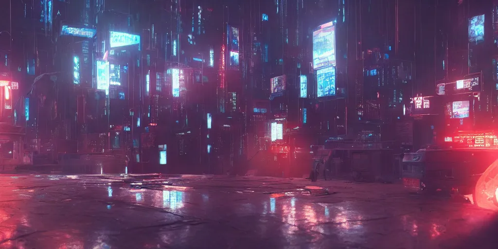 Image similar to they lie about how good we are humans in the cyberpunk 3 d visual anime cinema style, concept art, dreamy, render by octane and blender, hyper realistic, cinematic lighting, unreal engin 5, by dominic mayer, 8 k, vray render, artstation, deviantart