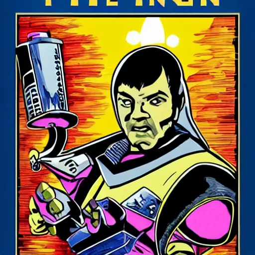 Image similar to Hallow Knight in the style of star trek,