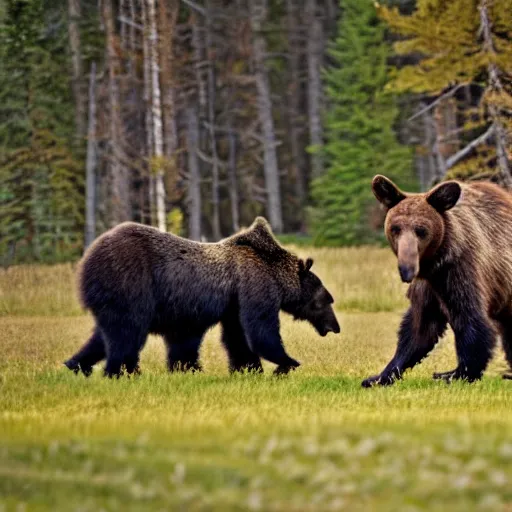 Image similar to a bear and a moose XF IQ4, f/1.4, ISO 200, 1/160s, 8K, RAW, unedited, symmetrical balance, in-frame