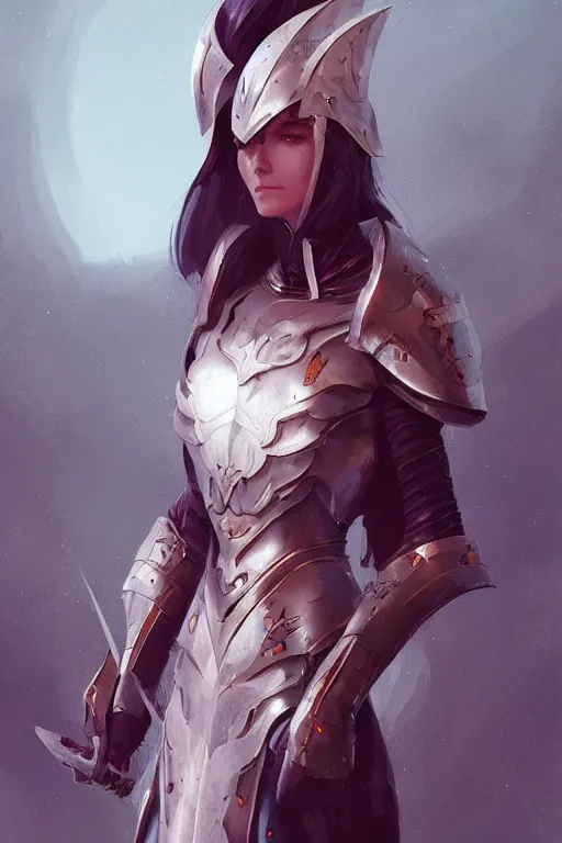 Prompt: Gorgeous armor elven knight by ilya kuvshinov, krenz cushart, Greg Rutkowski, trending on artstation