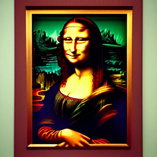 Prompt: Mona Lisa in the style of IDW comics