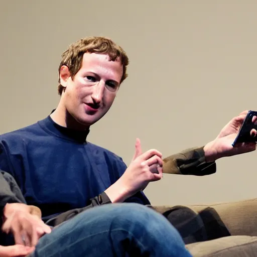 Prompt: steve jobs playing fortnite with mark zuckerberg