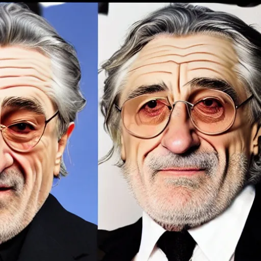 Image similar to robert de niro as the troll face trololol