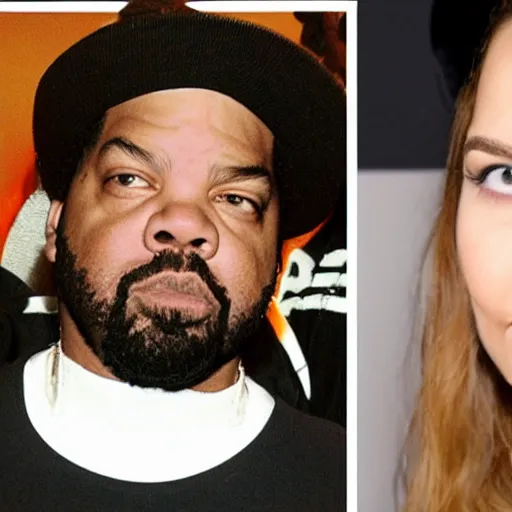 Prompt: , a photo of a girl inside and ice cube looking at a girl trying to melt the ice cube 8 k