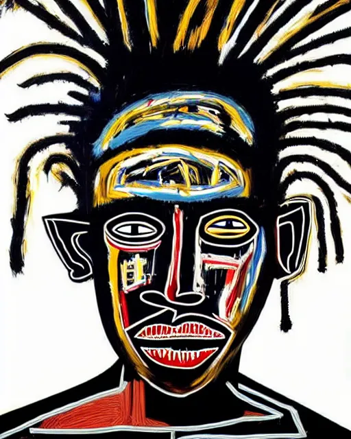 Prompt: A extremely ultra highly detailed majestic hi-res beautiful immaculate head and shoulders award winning painting stunning masterpiece of the face of a ultra highly detailed strong black ultra detailed African mask portrait by Jean-Michel Basquiat, 8k, high textures, ultra hyper sharp, insanely detailed and intricate, super detailed, 8k HDR ultra high quality, high detail, hyperrealistic, photorealistic, octane render, cinematic, high textures, hyper sharp, 4k insanely detailed and intricate, hypermaximalist, 8k, hyper realistic, super detailed, 4k HDR hyper realistic high