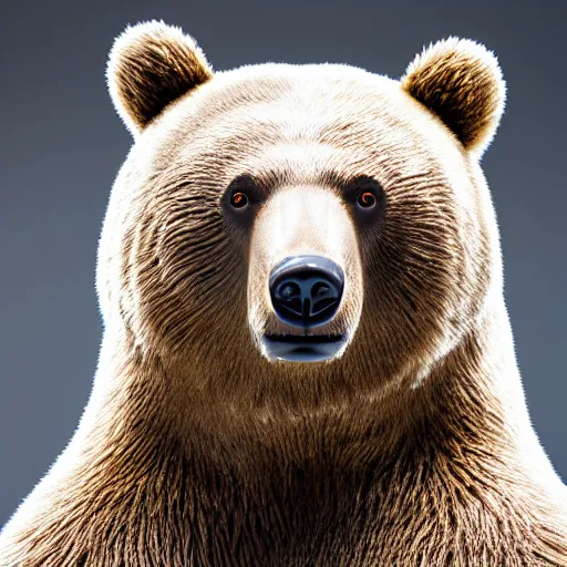 Prompt: a bear, 8 k, insanely detailed, realistic, elegant, studio photography