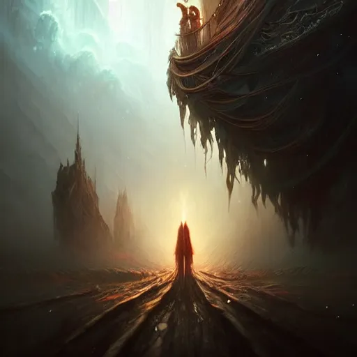 Image similar to motionsickness,, fine art, awesome fantasy book cover on pinterest, award winning, dark fantasy landscape, fantasy magic, intricate, elegant, sharp focus, cinematic lighting, highly detailed, digital painting, concept art, art by wlop and artgerm and greg rutkowski, masterpiece, trending on artstation, 8 k